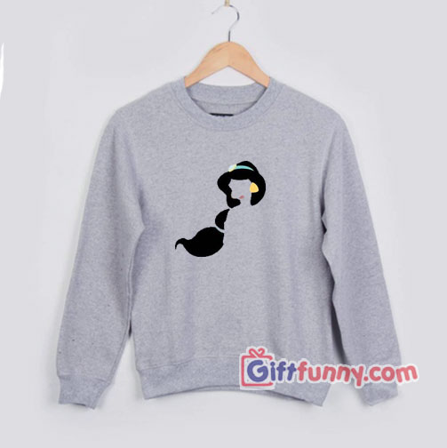 Princess Jasmine Sweatshirt – Aladdin Sweatshirt – Disney Princess Sweatshirt