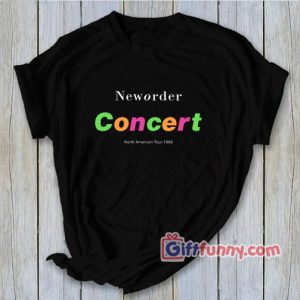New Order Concert North American Tour 1989 Band Shirt – Funny’s Shirt