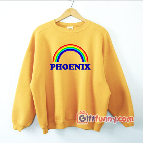 Phoenix Rainbow Sweatshirt – Funny’s Rainbow Sweatshirt
