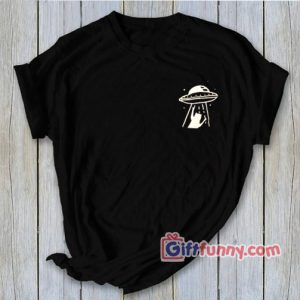 UFO Cat Pocket Tee – Funny’s Shirt