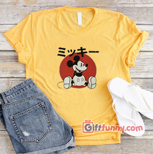 Vintage Disney Shirt- Vintage Disney Japan Mickey Mouse Shirt – Funny’s Shirt