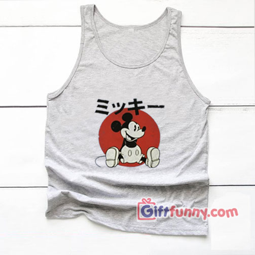 Vintage Disney Tank top – Vintage Disney Japan Mickey Mouse Tank top – Funny’s Tank top