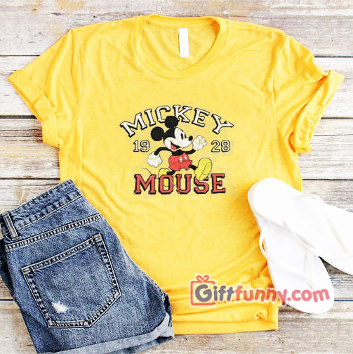 Vintage Disney Shirt – Mickey Mouse 1928 T-Shirt – Funny’s Disney Shirt