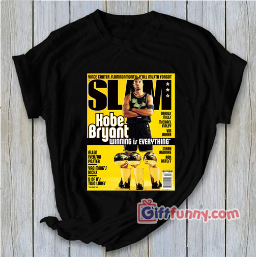 Kobe Bryant slam cover shirt – Funny Shirt