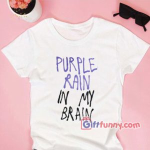 PURPLE RAIN IN MY BRAIN T-Shirt – Lady gaga Shirt – Funny Shirt