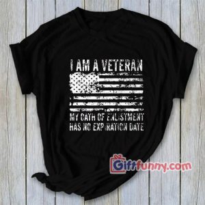 Veteran T-Shirt US Military Army Veteran’s Day Gift Tee