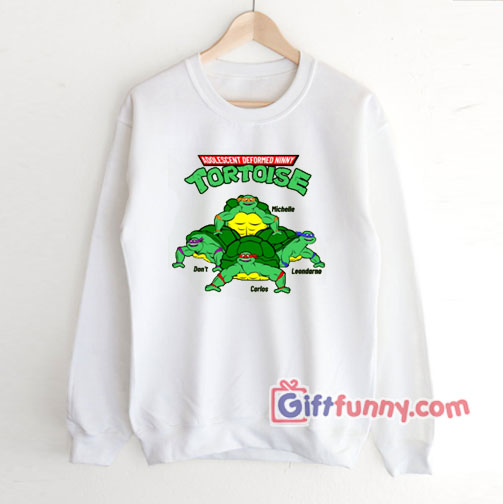 Ninja Turtles Adolescent Deformed Ninny Tortoise Sweatshirt